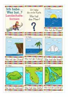 Vista previa - Unidades / Secuencias / Situaciones de Aprendizaje - Landschaftsformen / Habitate Materialpaket Unterrichtsmaterial Deutsch / Alemán Sachunterricht und Geografie - página 3
