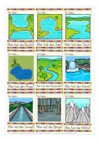 Vista previa - Juegos / Gamificación - Landschaftsformen / Natur Deutsch / Alemán "Ich habe ... wer hat ... ? Spiel - página 3