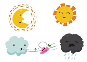 Vorschau - Aufgabenkarten - Wie geht's dir? Gefühlsbarometer Wetterkarten - Seite 2
