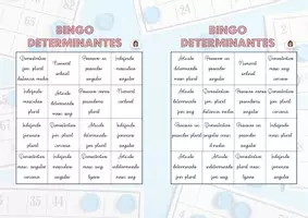 Vista previa - Juegos / Gamificación - Bingo determinantes - página 3
