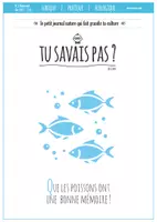 Aperçu - Apprentissages en autonomie - TU SAVAIS PAS N°3- Que les poissons ont une bonne mémoire ! - Page de couverture