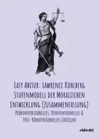 Vorschau - Arbeitsblätter - Easy Abitur: Lawrence Kohlberg - Stufenmodell der moralischen Entwicklung mit Arbeitsblättern im Stationenlernen - Deckblatt
