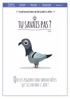 Aperçu - Apprentissages en autonomie - TU SAVAIS PAS N°6- Que les pigeons sont moins bêtes qu’ils en ont l’air ! - Page de couverture