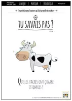 Aperçu - Jeux - TU SAVAIS PAS N°10 – Que les vaches ont quatre estomacs ! - Page de couverture