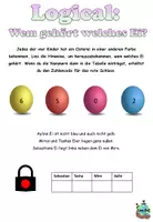 Aperçu - Cartes d'exercices - Escape Room "Ostern" serrure à combinaison rouge- Logical - Allemand - Page de couverture