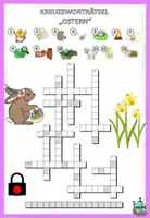 Aperçu - Feuilles d'exercices - Escape Room "Ostern" serrure à combinaison rouge - vrai ou faux ? - Allemand - Page 3