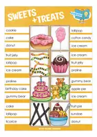 Aperçu - Apprentissages en autonomie - SWEETS - English clip cards game / Anglais - Page 3