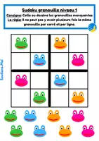 Aperçu - Feuilles d'exercices - Pack sudoku maternelle / primaire (logico-mathématique) - Page de couverture