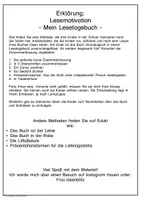 Vorschau - Arbeitsblätter - Lesetagebuch Ganzschrift für jedes Buch universell kreativer Umgang Buchvorstellung - Seite 1