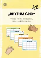 Vorschau - Poster - Rhythm Grid Vorlagen: Jahreszeit + Ostern & Weihnachten - Deckblatt