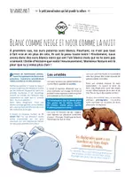 Aperçu - Apprentissages en autonomie - TU SAVAIS PAS N°31 Que les ours blancs ne sont pas blancs ! - Page 1