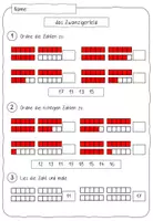 Vorschau - Arbeitsblätter - Erweiterung des Zahlenraums bis 20 - Seite 2
