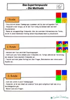 Vorschau - Arbeitsblätter - Expertenpuzzle - Übersicht der Methode - Seite 1