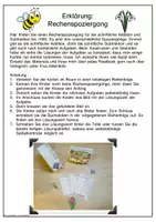 Vorschau - Arbeitsblätter - Rechenspaziergang Frühling schriftliche Addition Subtraktion Klasse 3 - Seite 1