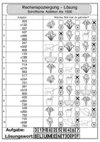 Vorschau - Arbeitsblätter - Rechenspaziergang Frühling schriftliche Addition Subtraktion Klasse 3 - Seite 3