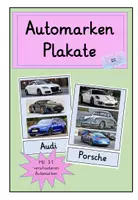 Vorschau - Poster - Thema Auto : Plakate Automarken - Deckblatt