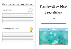 Vorschau - Arbeitsblätter - Plastik im Meer Lernheft - Seite 1