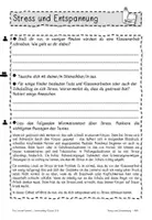 Vorschau - Arbeitsblätter - Das Lernen lernen - Lerntraining Klasse 5/6 - Portfolioarbeit - Stress und Entspannung - Seite 2