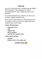 Vorschau - Arbeitsblätter - Stationenlernen/ Arbeitsblätter Simple Past - Seite 3