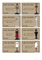 Vorschau - Spiele - "Would you rather...?" - Sprechanlässe zum Thema Halloween - Seite 1