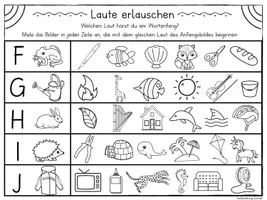 Vorschau - Arbeitsblätter - Laute erlauschen | Vorübung Lesen - Seite 3