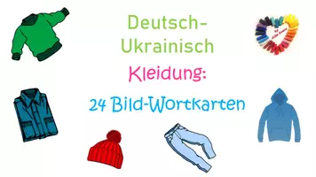 Vorschau - Fördermaterial/Inklusion - Materialpaket DaZ/DaF: #edukilights22 Deutsch-Ukrainisch VIDEOS mit AUSSPRACHE + BILD-WORTKARTEN - Seite 3