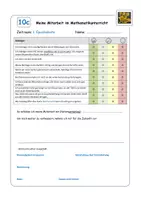 Vorschau - Arbeitsblätter - Selbsteinschätzung zur mündlichen Mitarbeit (differenziert nach Jahrgangsstufen) - Seite 3