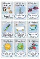 Vorschau - Spiele - Doppelte Mitlaute (Konsonanten) | Lesespiel: Ich habe - Wer hat? | inkl. Regelplakat - Seite 3