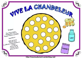Aperçu - Matériel pour travaux manuels / dessin - Coloriages La Chandeleur - Page 2