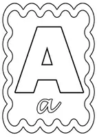 Aperçu - Cartes / Images - Coloriages Les lettres de l'alphabet - Page 2