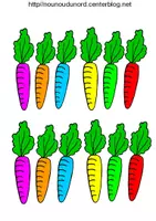 Aperçu - Matériel pour travaux manuels / dessin - Coloriages carottes Pâques - Page de couverture