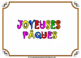 Aperçu - Matériel pour travaux manuels / dessin - Coloriages Joyeuses Pâques - Page de couverture