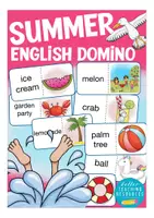 Vorschau - Spiele - SUMMER Domino Englisch Grundschule Wortschatz spielerisch üben - Deckblatt