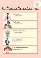 Vista previa - Hojas de trabajo - Entrevista sobre mi - Autoconcepto - Portada