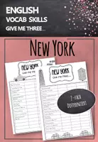 Vorschau - Arbeitsblätter - Give Me Three - New York - Deckblatt
