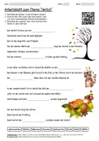 Vorschau - Arbeitsblätter - Arbeitsblatt "Herbst" + Onlineübung & MP3 + Mindmap + Infografik - Deckblatt