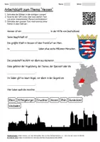Vorschau - Arbeitsblätter - Arbeitsblatt "Hessen" + Onlineübung & MP3 + Mindmap + Infografik - Deckblatt
