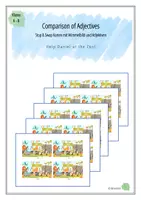 Vorschau - Spiele - Comparison of Adjectives: Stop&Swap Karten - Deckblatt