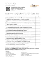 Vorschau - Arbeitsblätter - Hör-Seh-Verstehen: Inmigración en España (Frontera de Melilla) - Seite 1