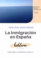 Vorschau - Arbeitsblätter - Hör-Seh-Verstehen: Inmigración en España (Frontera de Melilla) - Deckblatt