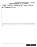 Aperçu - Feuilles d'exercices - Compréhension en image paques - Page 1