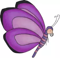 Vorschau - selbst erstellte Cliparts/Grafiken - Freebie Schmetterling Musterzeile - Seite 3