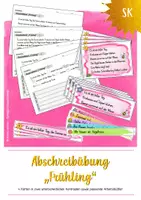 Vorschau - Arbeitsblätter - (Ab)Schreibkartei "Frühling" - Deckblatt