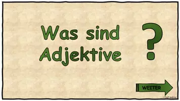 Vorschau - Poster - Was sind Adjektive_interaktive Tafelkarten - Seite 1