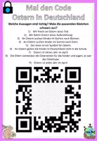 Aperçu - Autre type de ressources - Mini Escape Room "Ostern" pour débutants avancés Allemand - Page 3