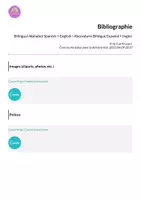Aperçu - Affichage - Abécédaire bilingue ANGLAIS / ESPAGNOL - Page 1