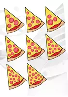 Vorschau - Arbeitsblätter - Pizza, Pizza! Mengen erfassen und zuordnen im ZR 20 - Seite 2