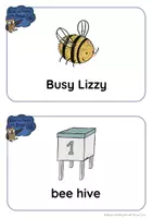 Aperçu - Jeux - Brown Owl and the Bee Hive - FLASHCARDS and WORDCARDS - Page 1