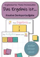 Vorschau - Spiele - Dezimalzahlen - Kreative Aufgabe - Deckblatt