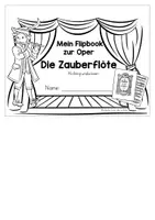 Vorschau - Unterrichtsreihen - "Die Zauberflöte": Flipbook für die Grundschule mit Tafelmaterial und Bildkarten - Seite 1